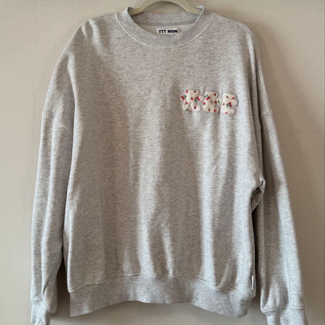 TTT MSW fruits sweat Mサイズ　グレー