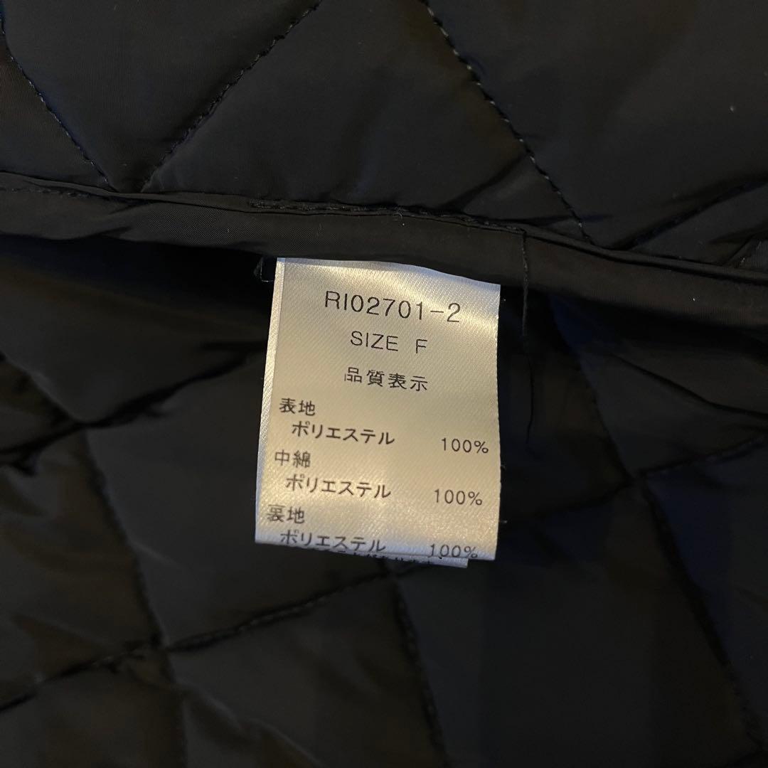 MAMU キルティングバルーンコート　ブラック　黒