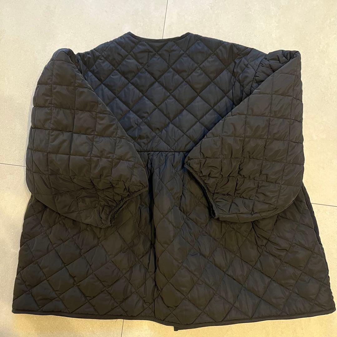 MAMU キルティングバルーンコート　ブラック　黒