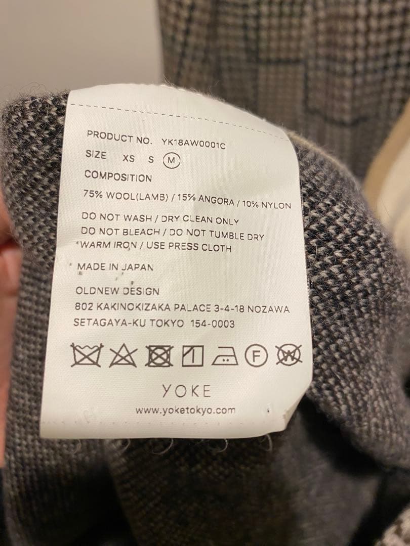 ジャケット・アウター YOKE 18AW GUNCLUB CHECK