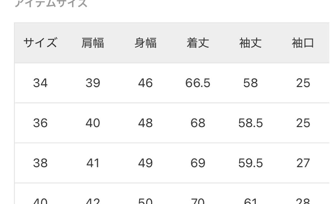 Spick and Span ウールブレンドダブルブレストジャケット グレー38