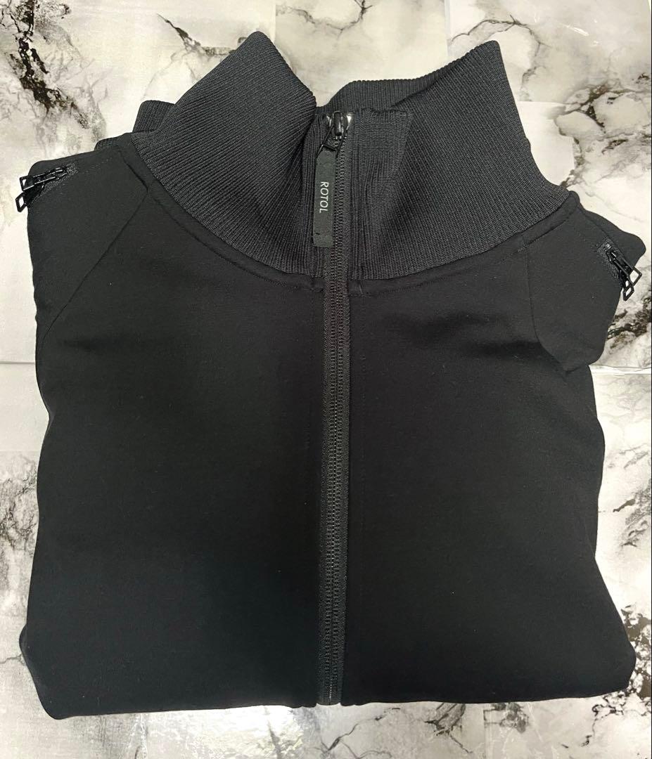 【新品】ROTOL ダブルジップトラックジャケット ブラック