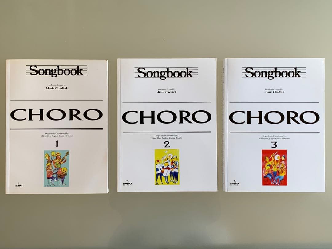 ショーロ　ソングブック　全3巻