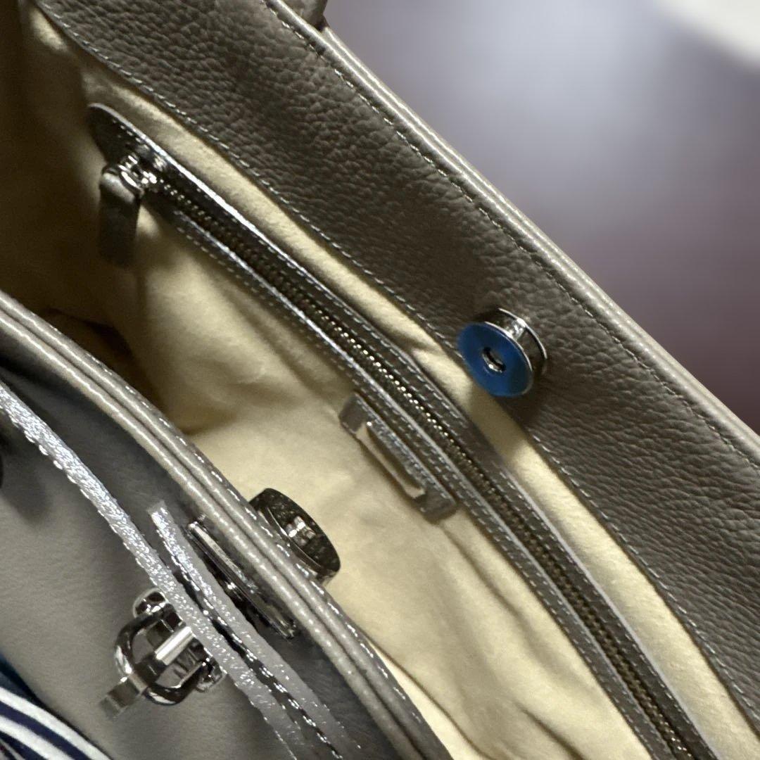 【新品　未使用】傳濱野　Mietia Ella A4トートバッグ　グレージュ