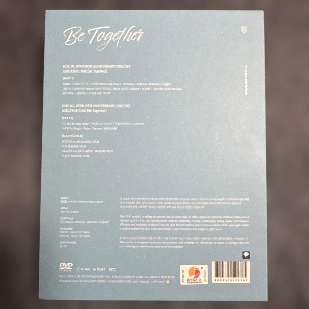 【期間限定値下げ】BTOB 10周年 Be Together DVD