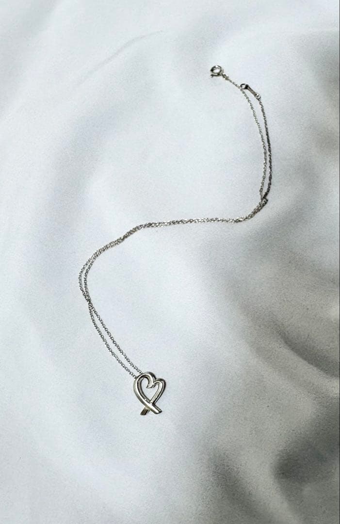 TIFFANY & Co. ラビングハート ネックレス シルバー 925