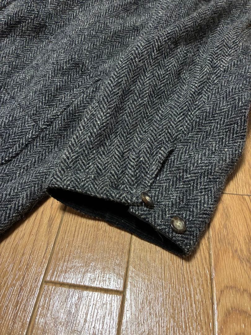 B&T CLUB ハリスツイード　 ヘリンボーン　100周年記念　ウールコート