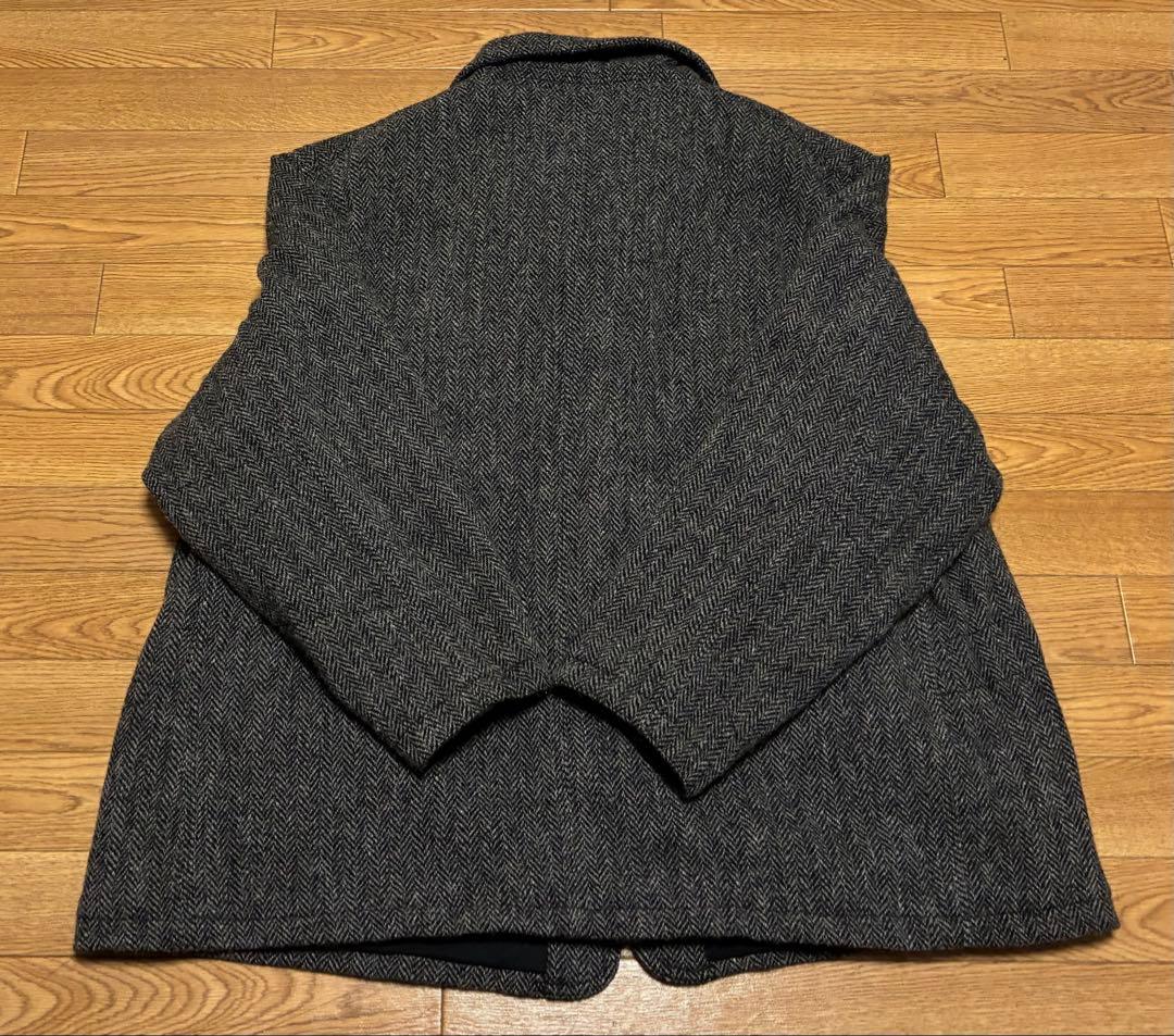 B&T CLUB ハリスツイード　 ヘリンボーン　100周年記念　ウールコート