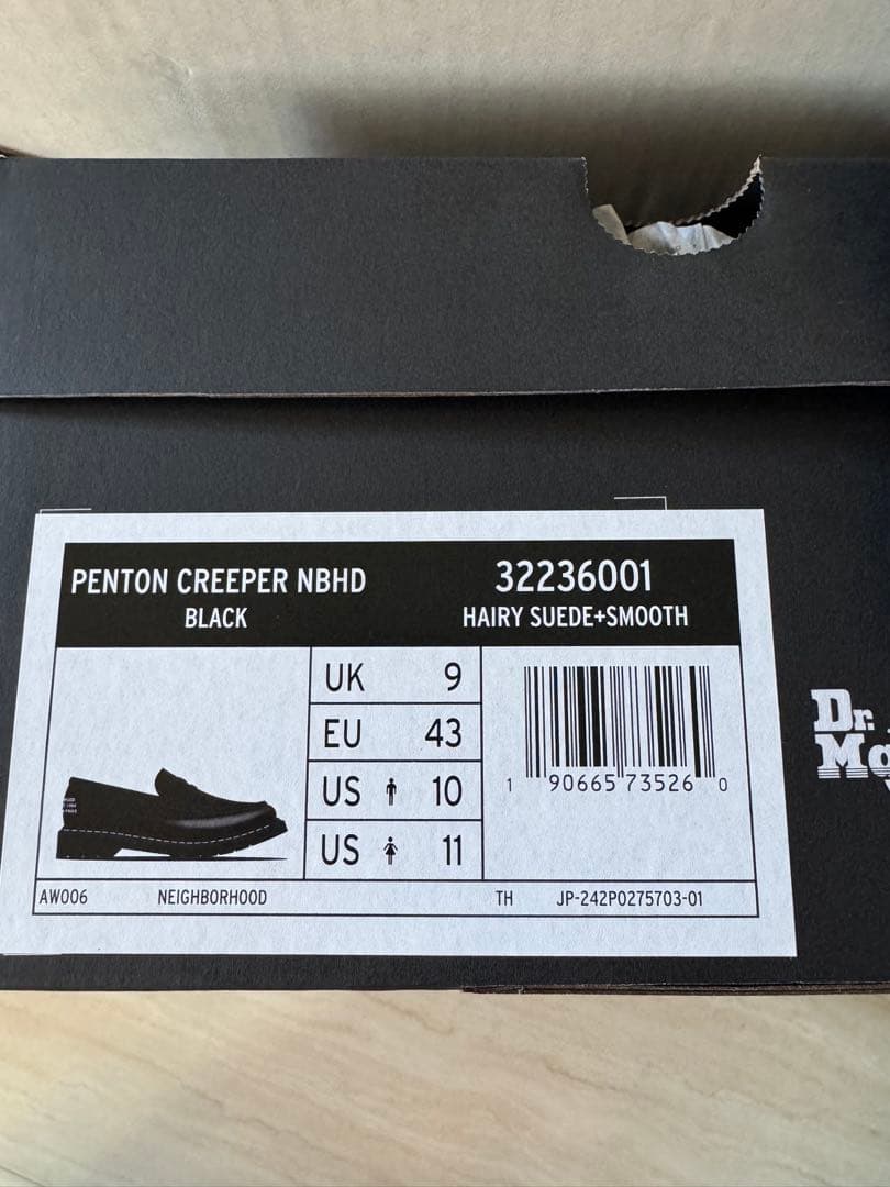 靴 NEIGHBORHOOD Dr.Martens Penton Loafer 28