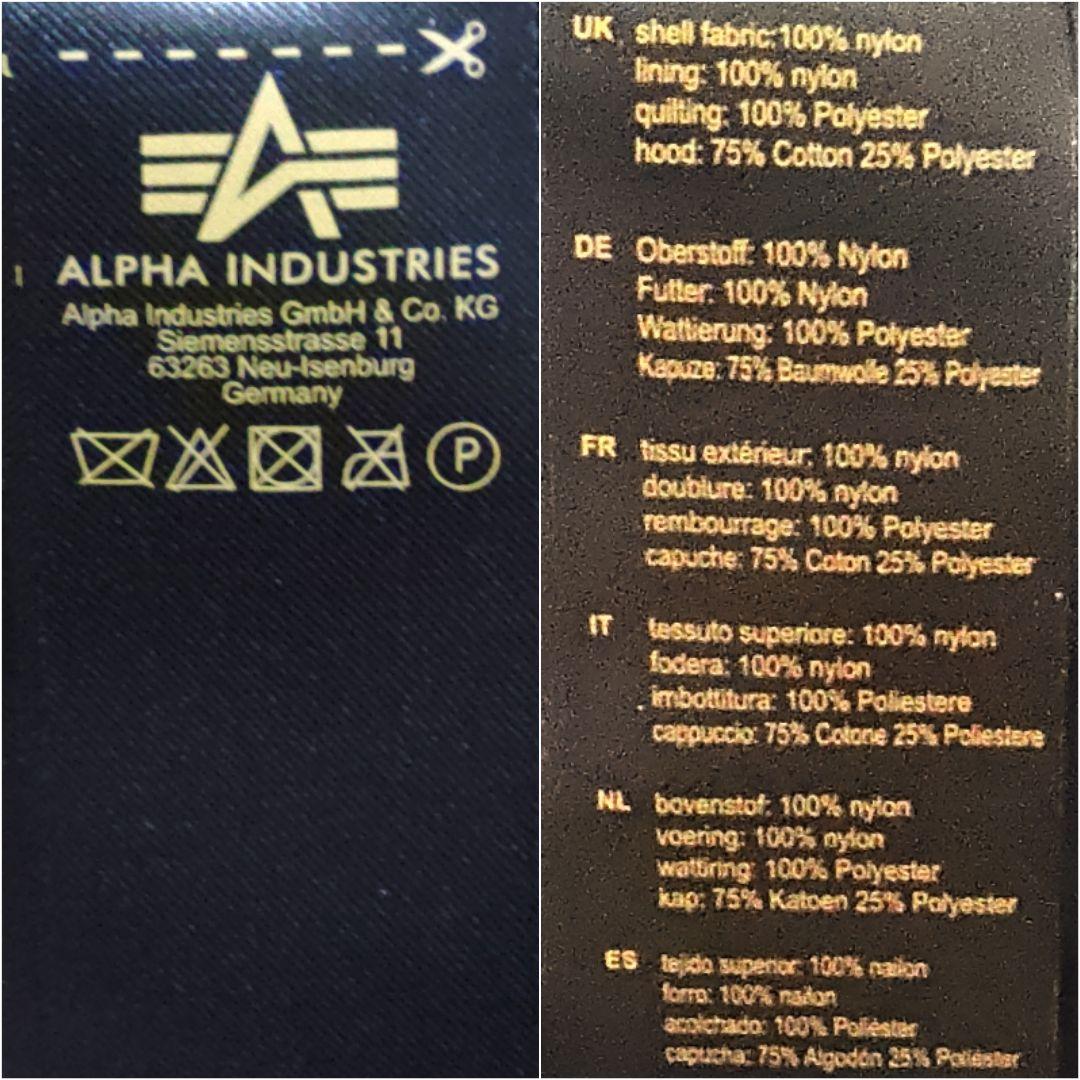 アルファ MA-1 VF NASA APOLLO コラボ【ブラック★Msize】