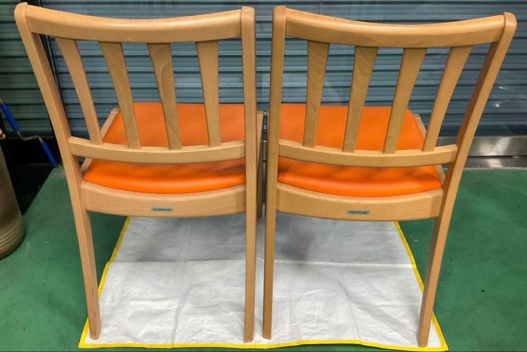 コイズミ　ダイニングチェア　　木製　2脚　　コイズミファニテック株式会社