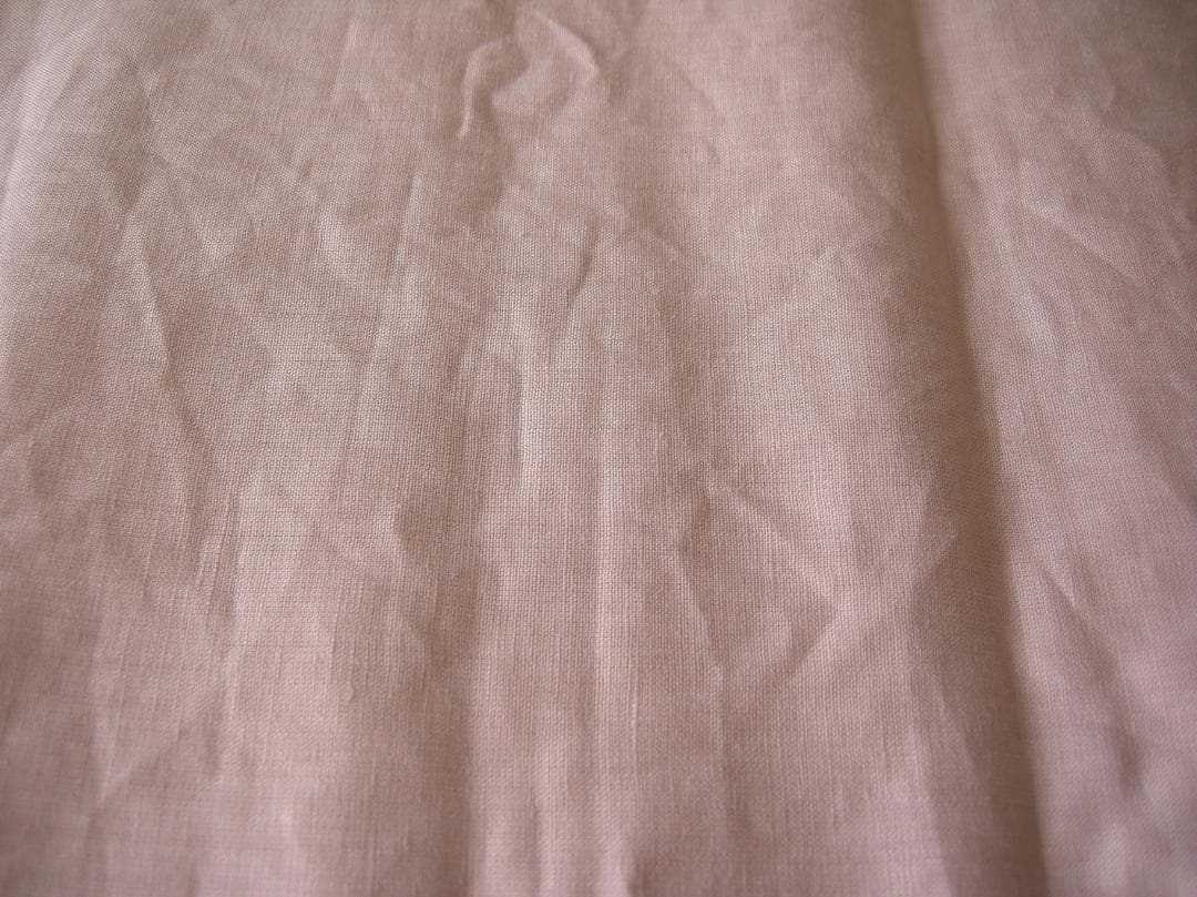 掛け布団カバー　麻100%　シングル　桜色