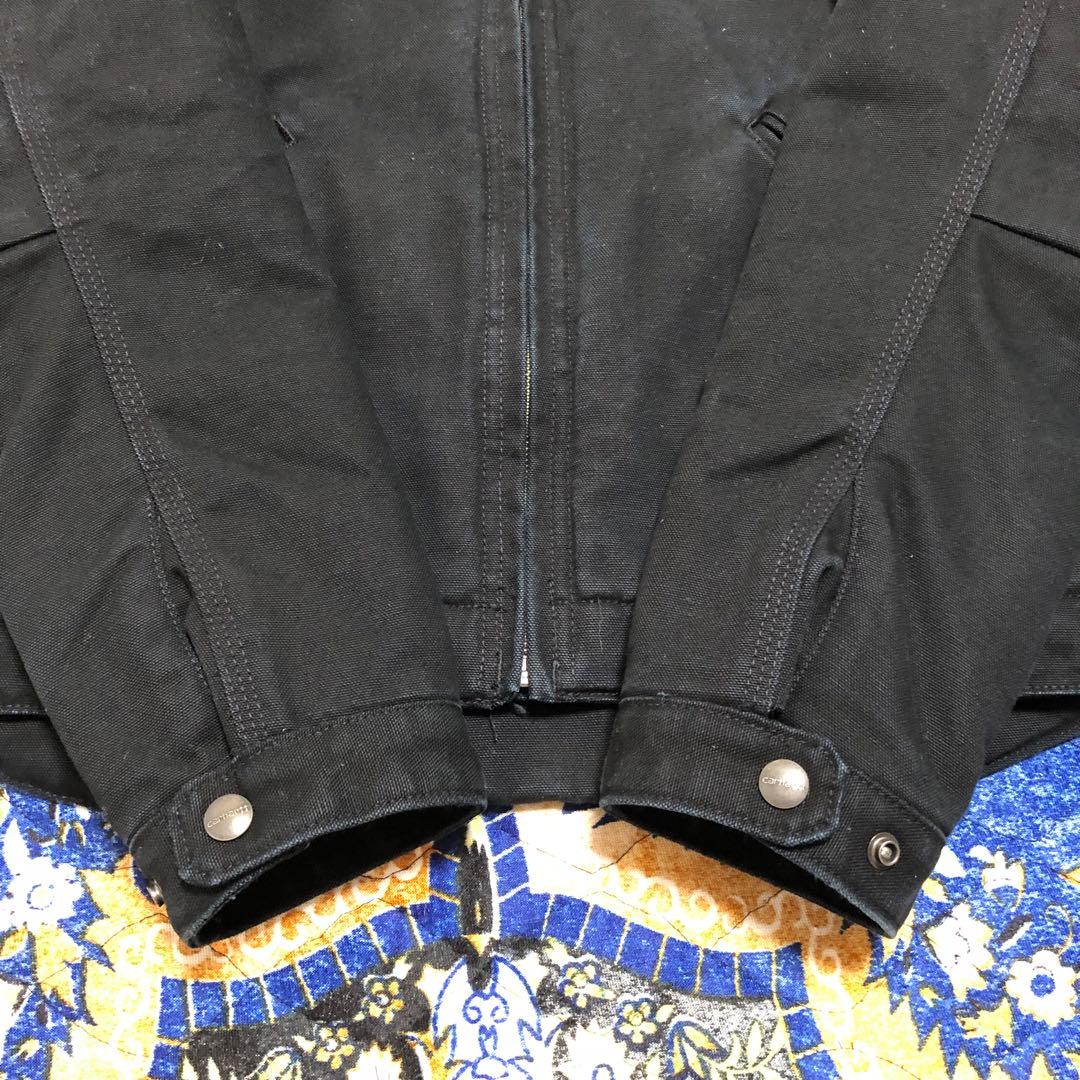 カーハート　デトロイトジャケット　黒　Sサイズ