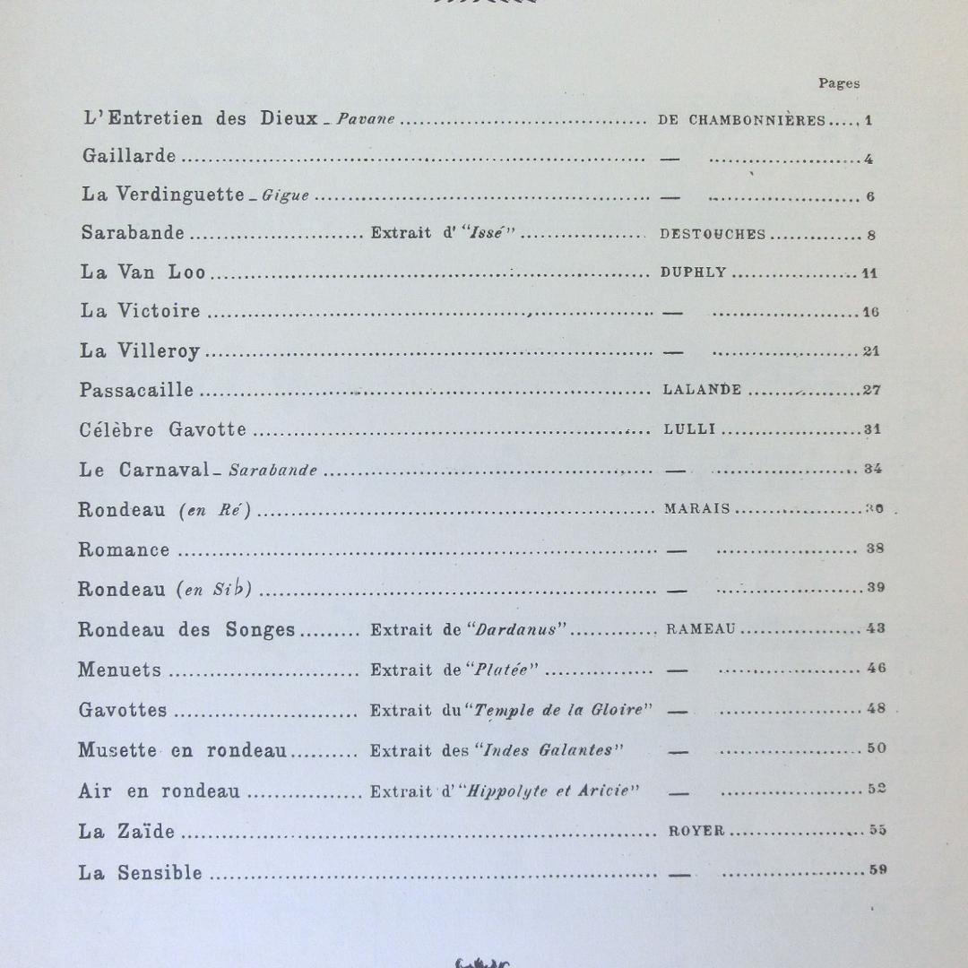 LES CLAVECINISTES FRANCAIS VOLUME 2、4