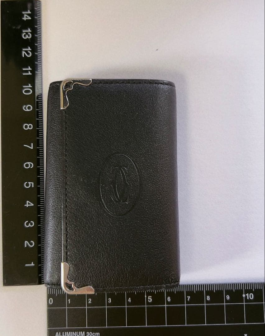 カルティエ　Cartier キーケース　未使用品　ブラック　黒　6連