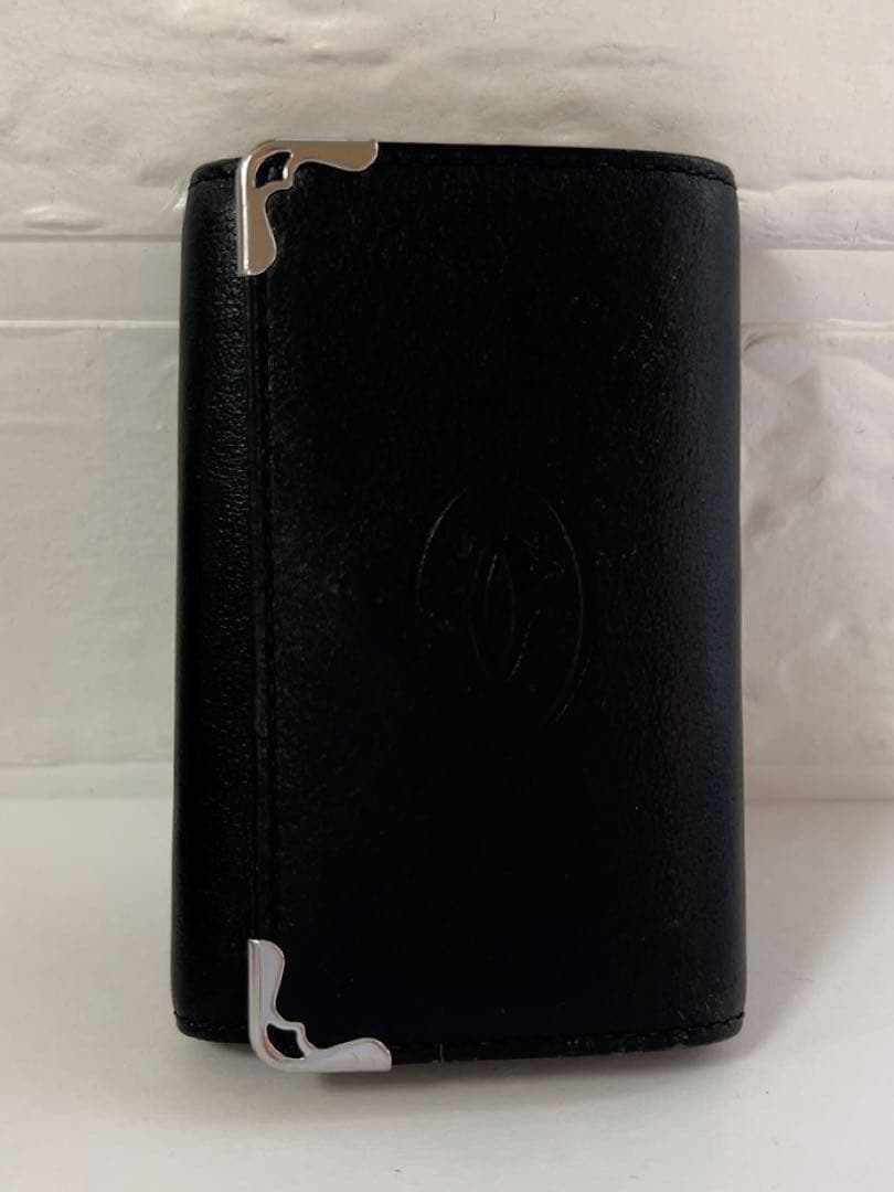カルティエ　Cartier キーケース　未使用品　ブラック　黒　6連