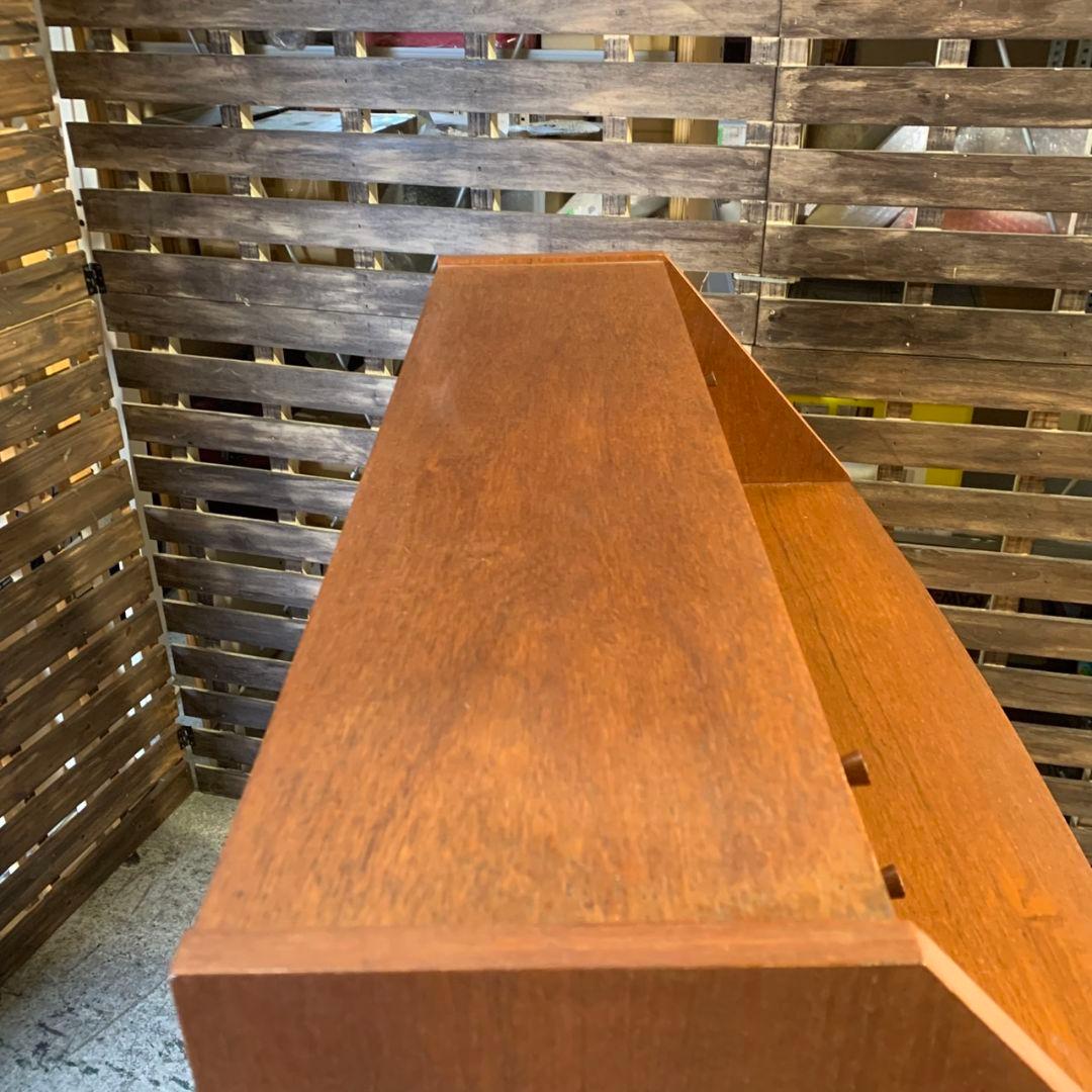 G879\" 北欧家具 ビンテージ ライティングビューロ 机 チーク材