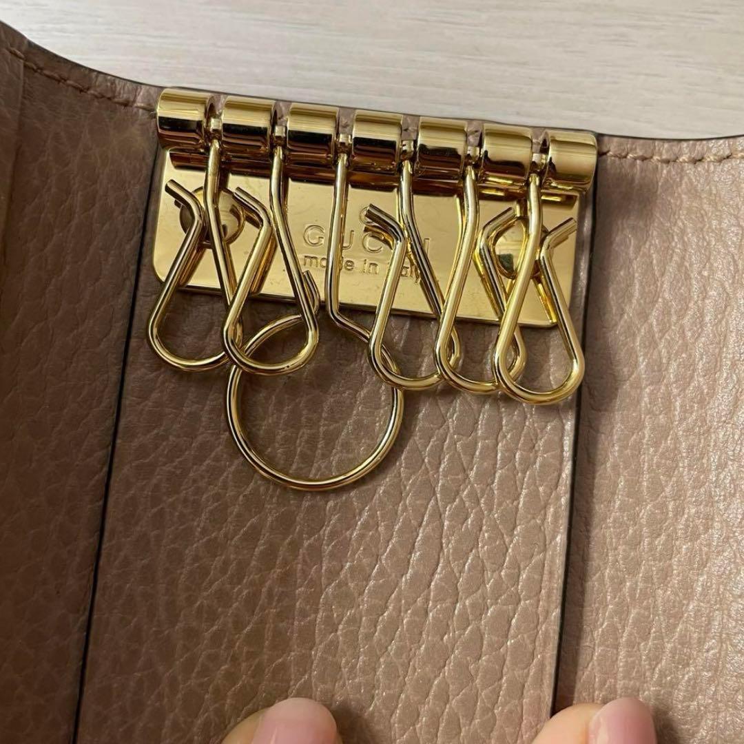 グッチ　GUCCI キーケース　カードケース　ピンク　GGパターン