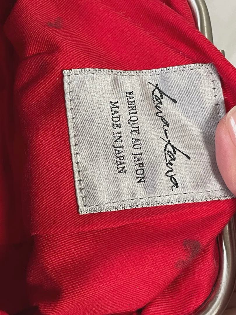 kawa-kawa カワカワ がま口 ポーチ 黒