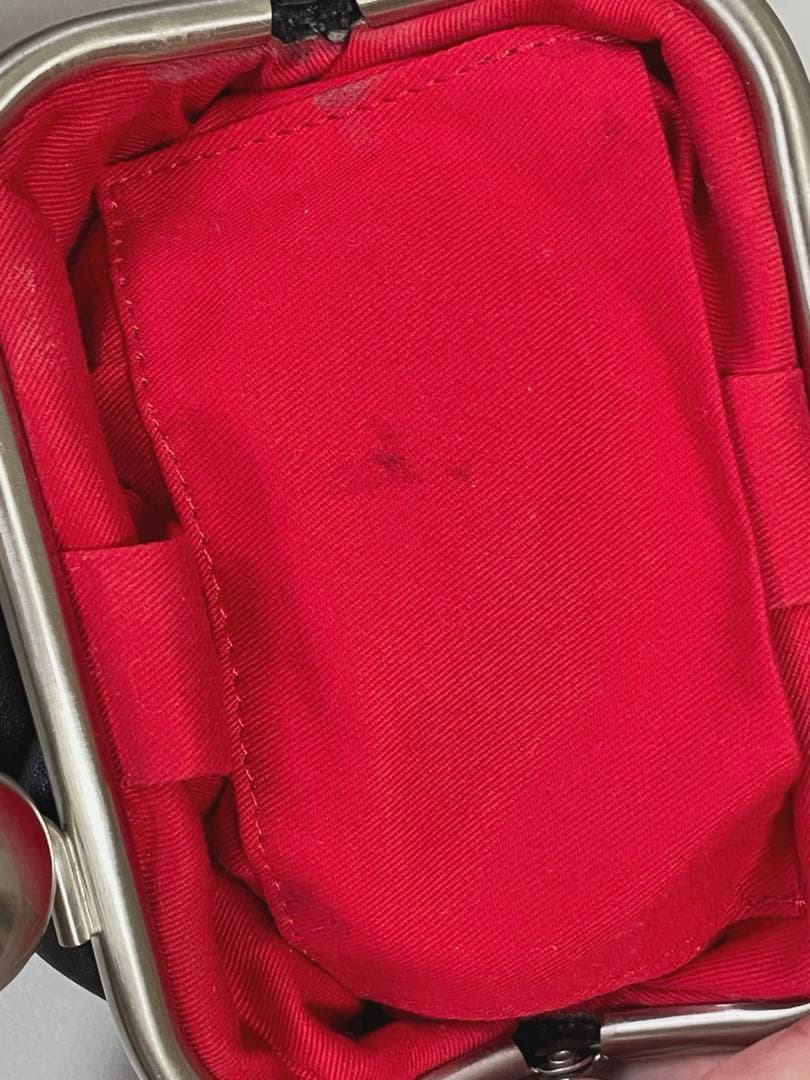 kawa-kawa カワカワ がま口 ポーチ 黒