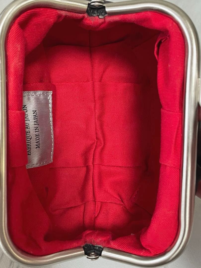 kawa-kawa カワカワ がま口 ポーチ 黒