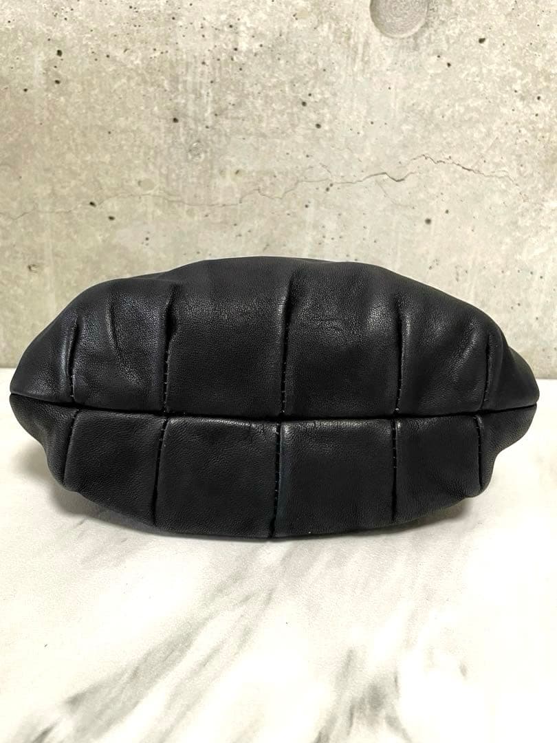 kawa-kawa カワカワ がま口 ポーチ 黒