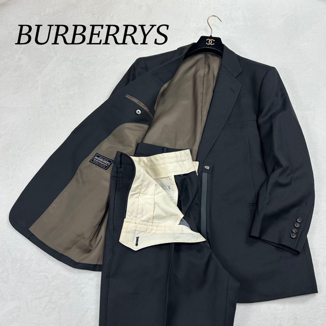 I282 XL バーバリー スーツ上下 ダークグレー メンズ