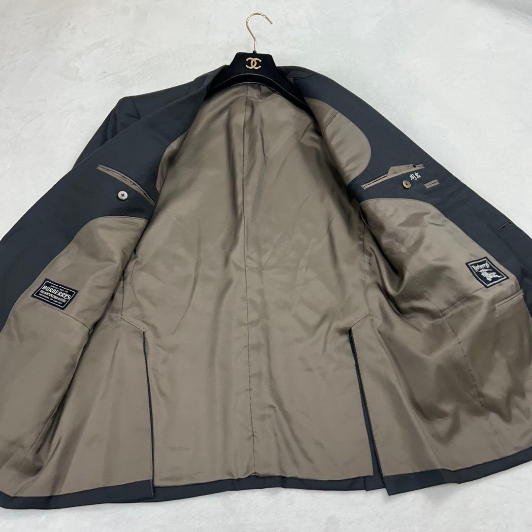 I282 XL バーバリー スーツ上下 ダークグレー メンズ
