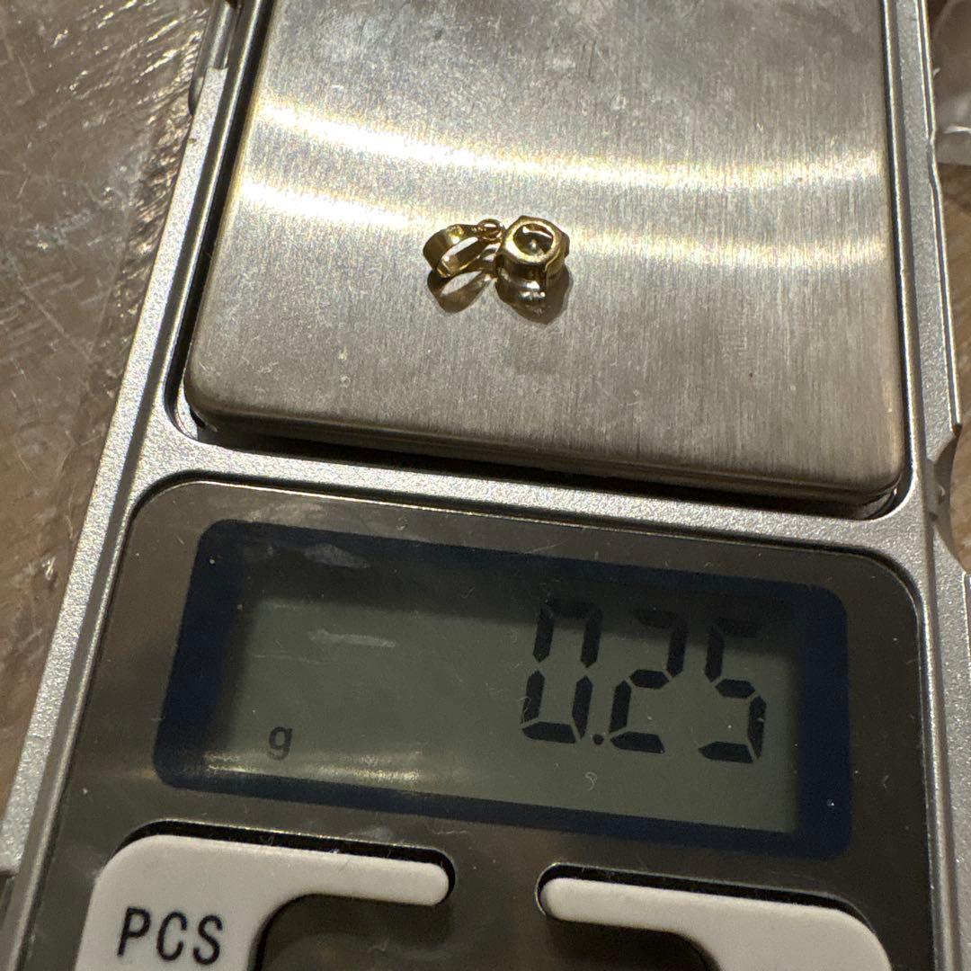 グリーンアメジスト　ネックレストップ　k18 0.45ct