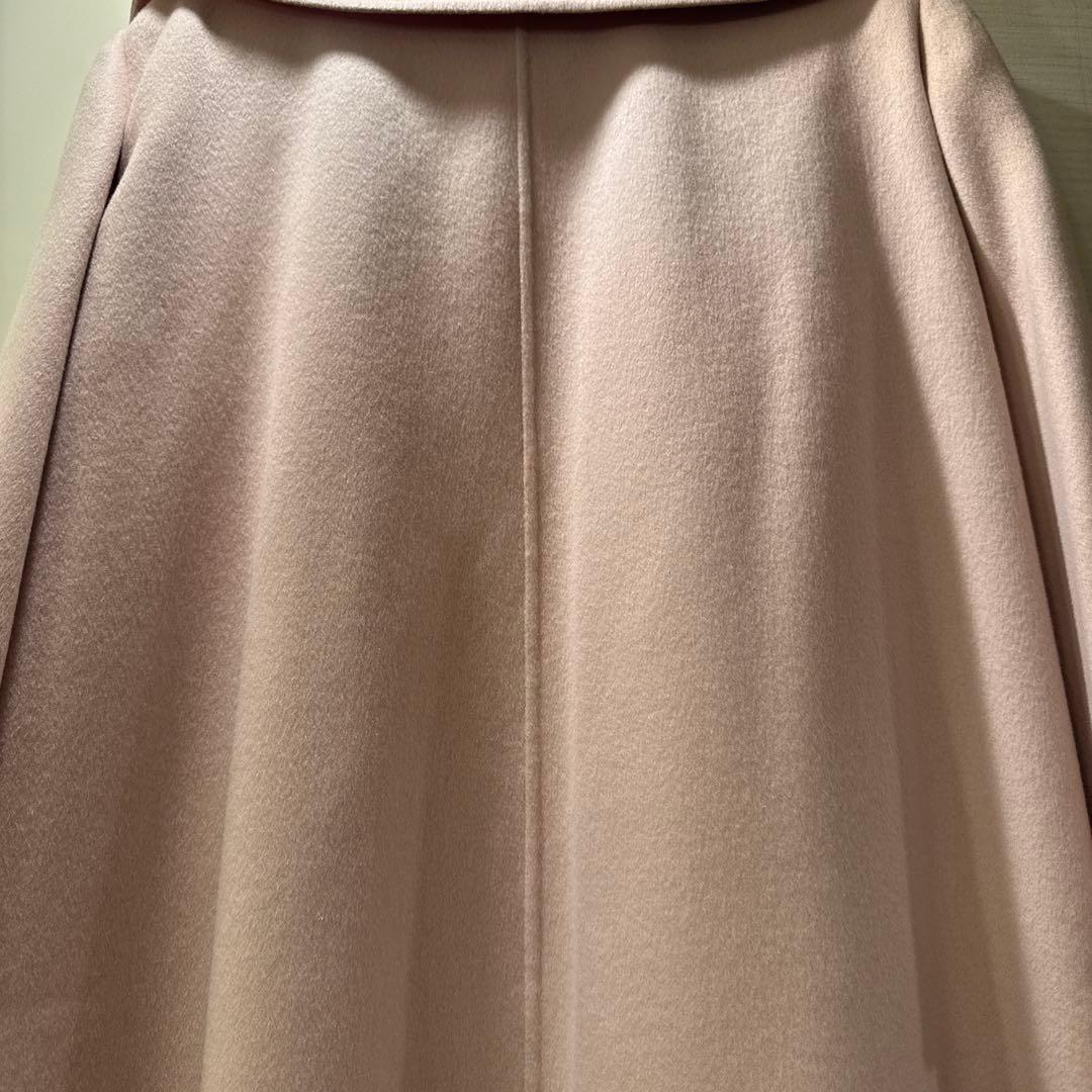 FOXEY ピンク オープンフロント チェスターコート