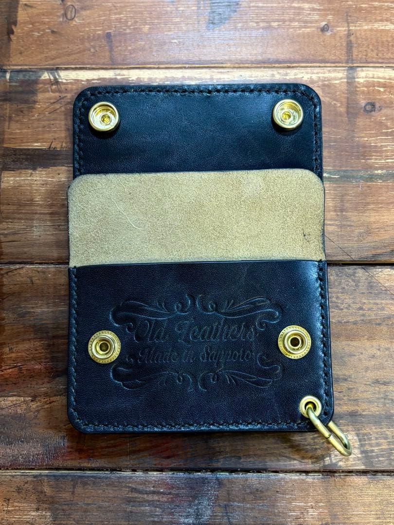 【ちあるさん】ミニトラッカーウォレット ホースバット リザード