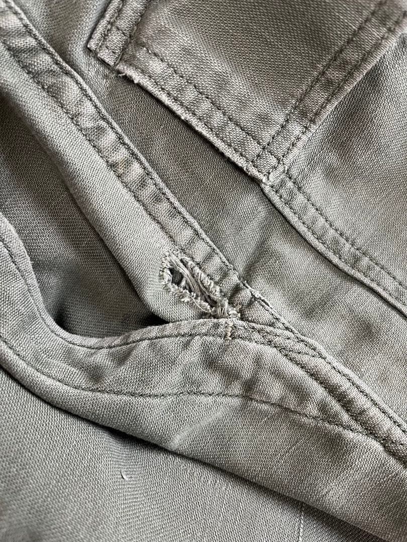 US Army ベイカーパンツ 60年代後半〜70年代前半 コットンサテン 米軍