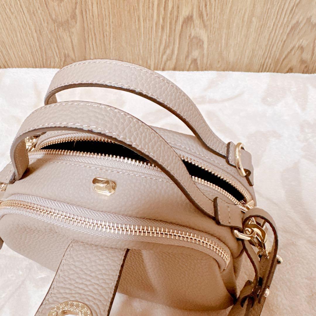 【極美品】上質本革×柔らかグレージュ♡HAYNIミニバッグ ベイビーロシェ