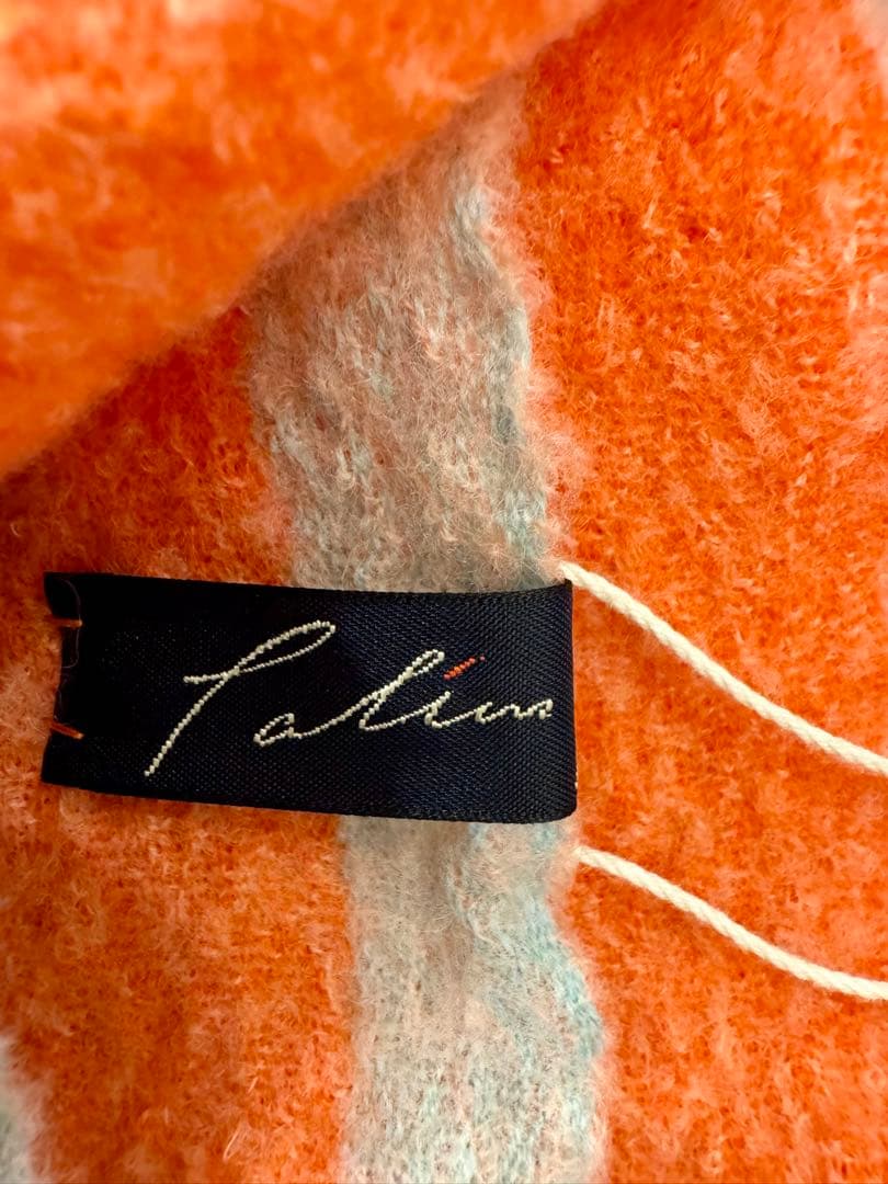 ◆新品PAL'LAS PALACE（パラスパレス）２／４８ウール強縮絨ストール◆