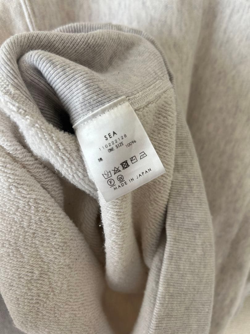 SEA スウェット　日本製　ロゴスウェット