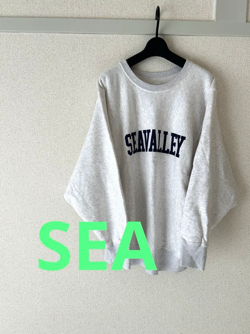 SEA スウェット　日本製　ロゴスウェット