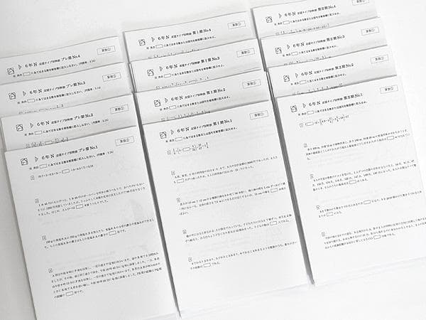 馬渕教室 小6 Nクラス 灘コース 志望タイプ別特訓 算国理 全12回