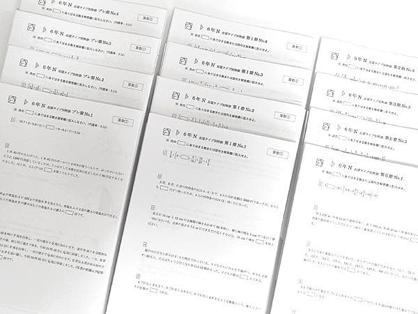 馬渕教室 小6 Nクラス 灘コース 志望タイプ別特訓 算国理 全12回