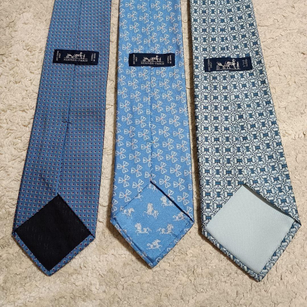 HERMES　ネクタイ　3本セット　箱なし