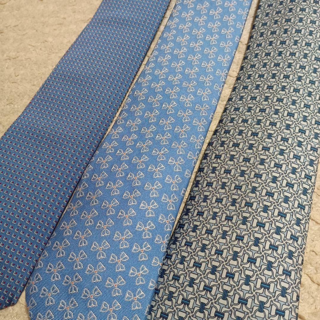 HERMES　ネクタイ　3本セット　箱なし