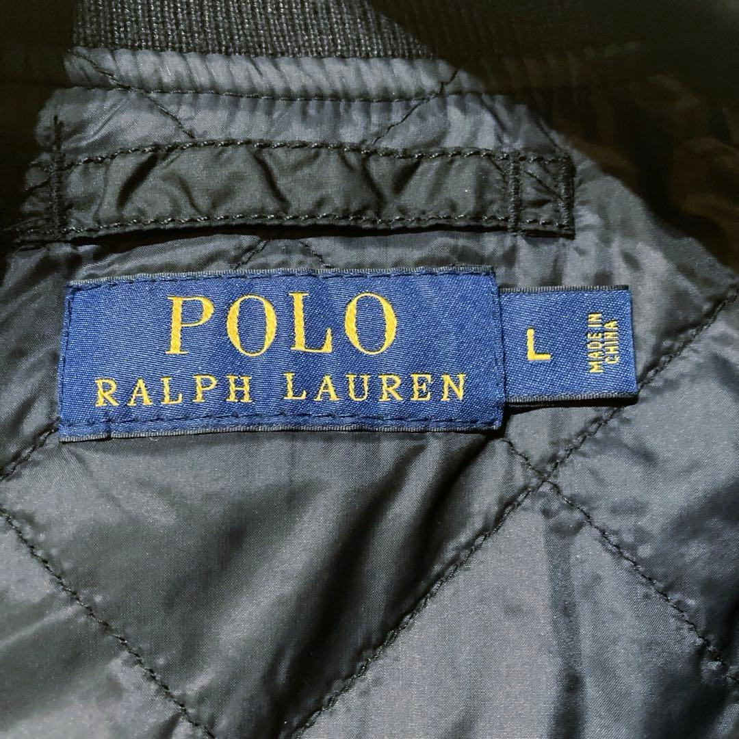 ポロ ラルフローレンMA-1 フライトジャケット　サイズL ブラック