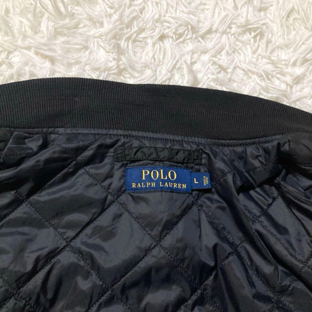 ポロ ラルフローレンMA-1 フライトジャケット　サイズL ブラック