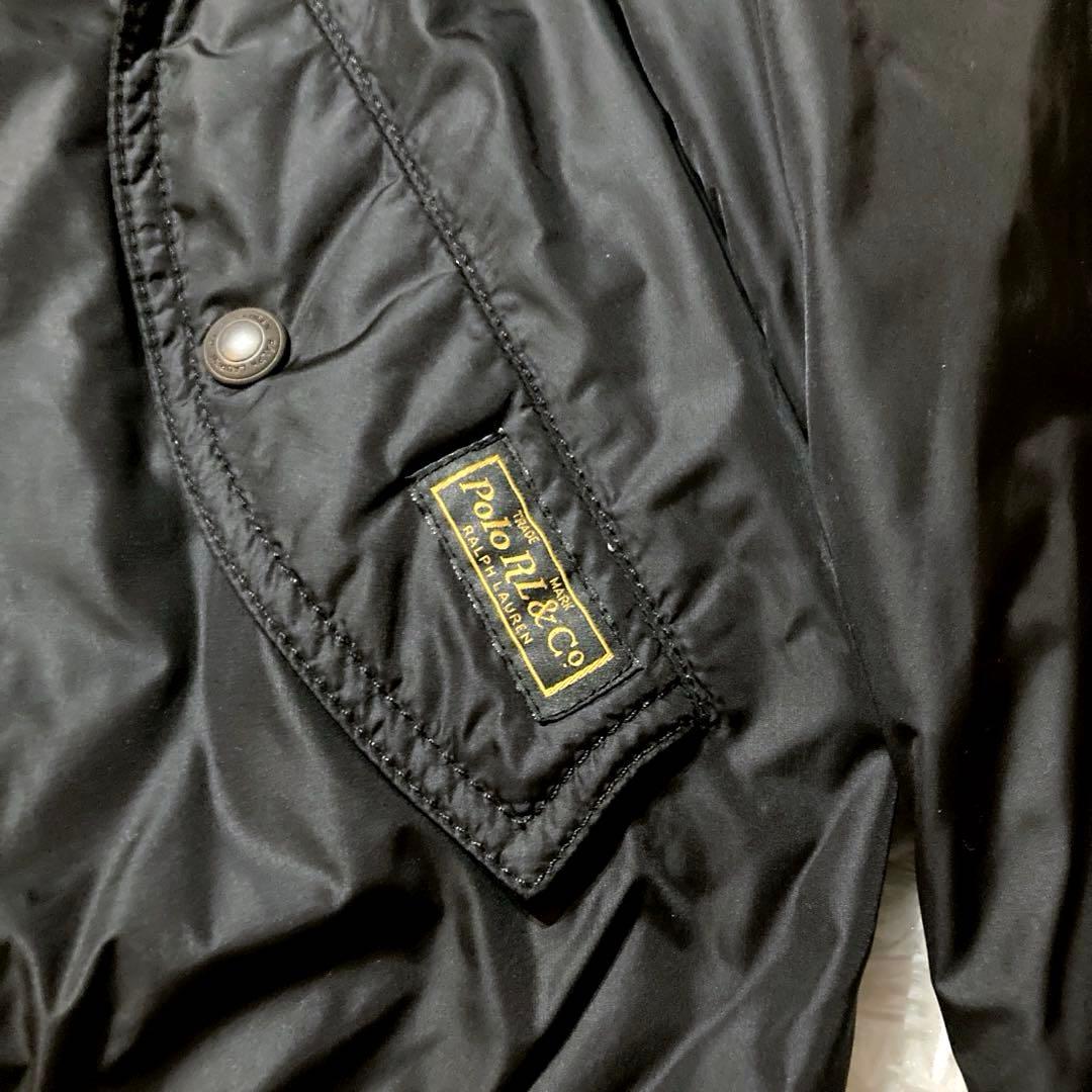 ポロ ラルフローレンMA-1 フライトジャケット　サイズL ブラック