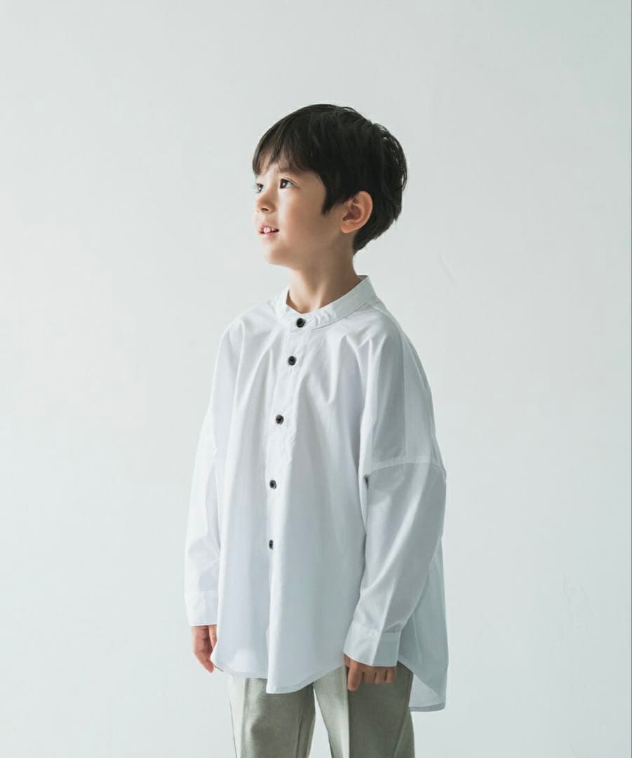 riziere　ノーカラージャケットセットアップ　バンドカラーシャツ120