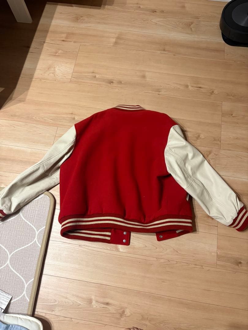 COACH 赤 白 スタジャン XL