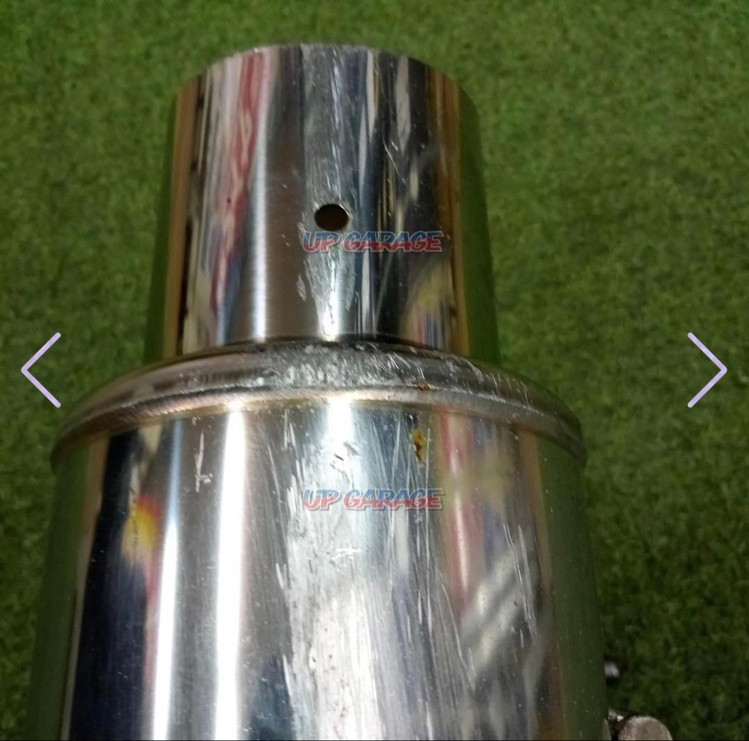 【しらす】【HA24S用】FINAL F2オールステンレス製砲弾マフラー