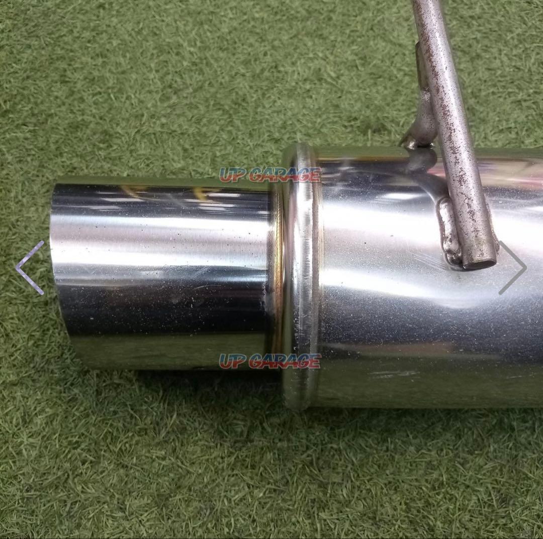 【しらす】【HA24S用】FINAL F2オールステンレス製砲弾マフラー