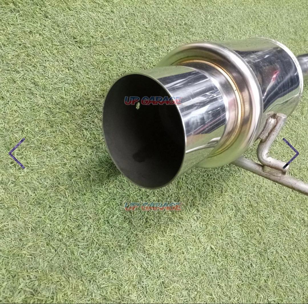 【しらす】【HA24S用】FINAL F2オールステンレス製砲弾マフラー