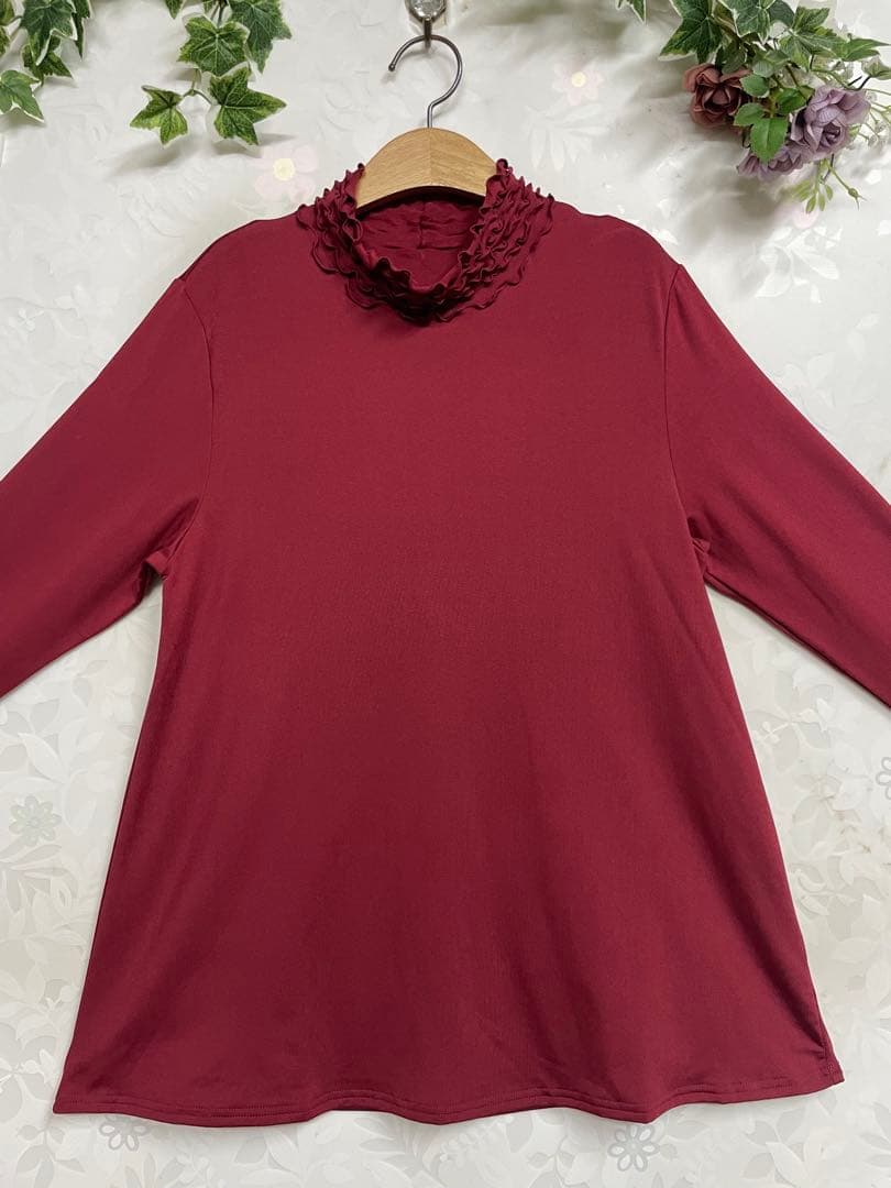 花245裏起毛AラインTU（ワイン・BK)/244かぐらやJK (CGY