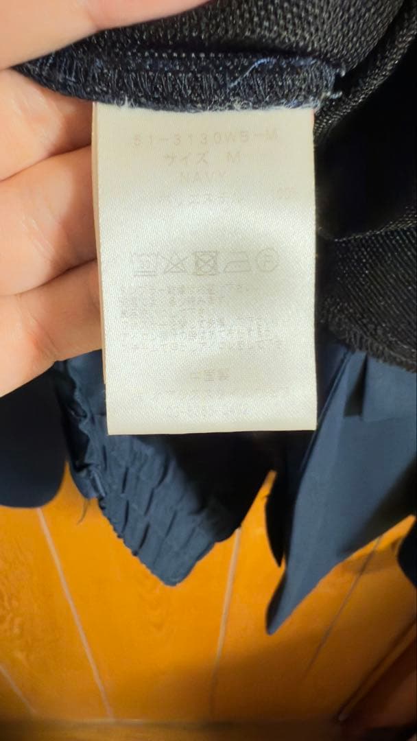 WWS ネイビー bizジャケット&bizアンクルパンツ　Mサイズ